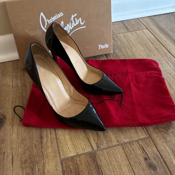 LOUBOUTIN Black Pigalle. Excellent Condition!! - Picture 1 of 7